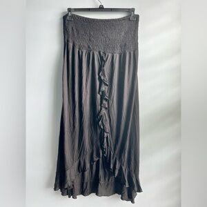 Raviya Women’s Black Strapless High-Low Dress Cover-Up Size 0X